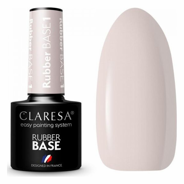 Claresa claresa gumová báze na nehty 01 5ml
