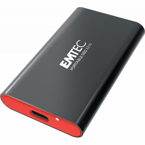 Emtec X210 Elite externí SSD disk 256GB Černočervený (ECS...