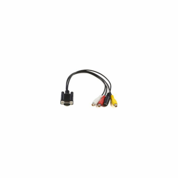 MicroConnect D-Sub (VGA) - RCA (Cinch) x3 - Kabel S-Video...
