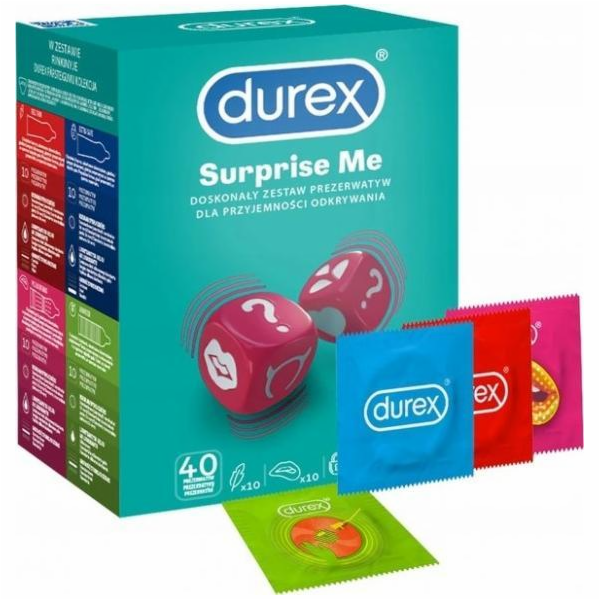 Durex DUREX_Suprise Me mix 40 ks
