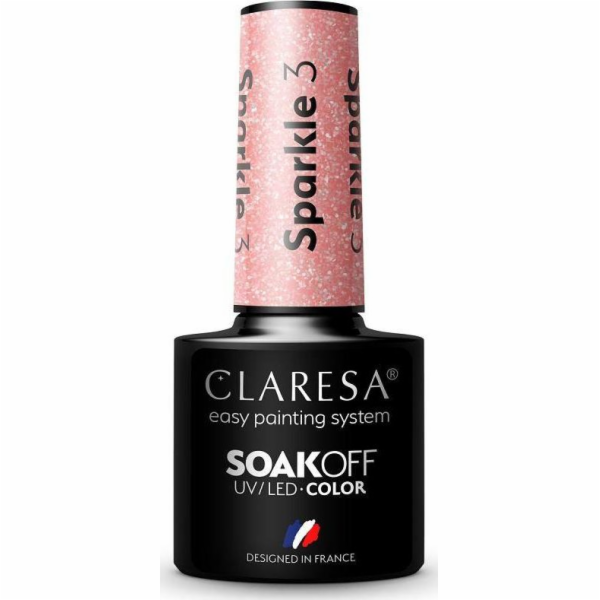 Claresa Claresa Soak Off UV/LED Sparkle hybridní lak 3 5g