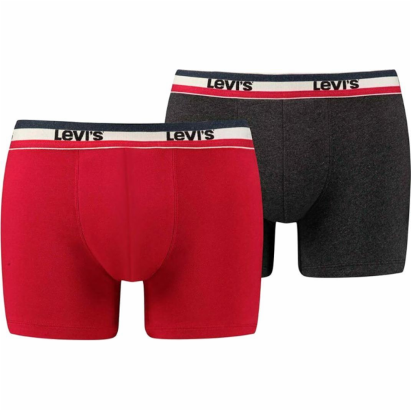 Levi s Levi s Boxer 2 páry kalhotek 37149-0205 Red S