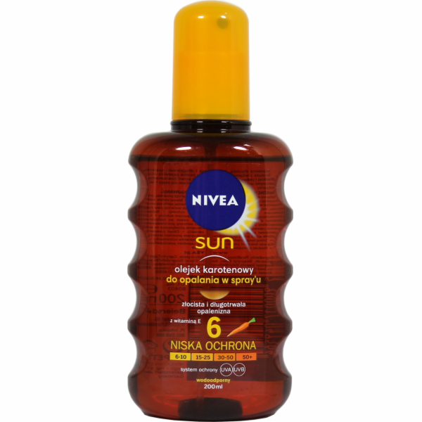 Nivea NIVEA_Sun olej na opalování ve spreji SPF6 200ml