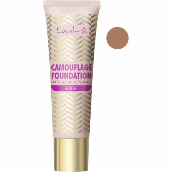 Lovely Camouflage Foundation Matt & Full Coverage 4 Béžov...