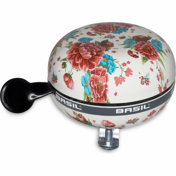 Bazalka zvonek na kolo BIG BELL BLOOM 80 mm Gardenia bílá...