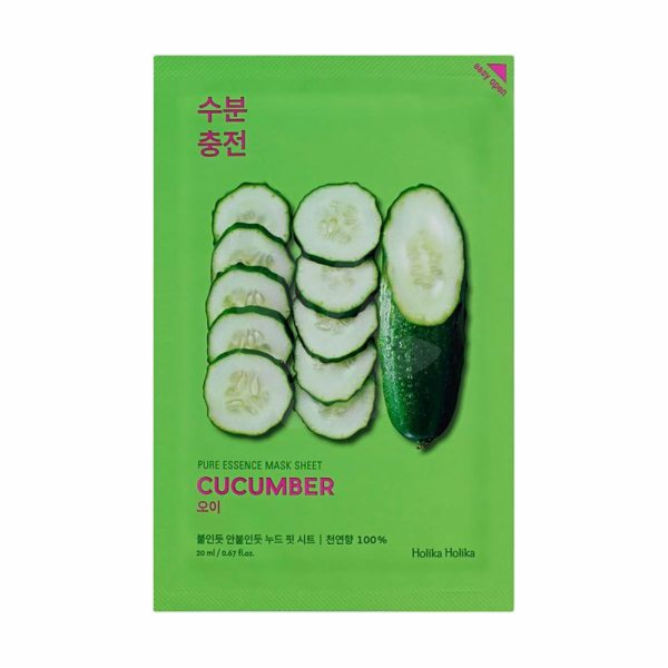 Holika Holika Pure Essence Mask Sheet-Cucumber 1 ks