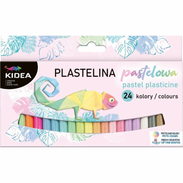 Starpak Kidea Plasticine pastel 24 barev