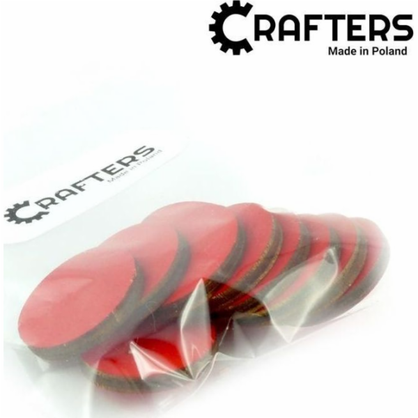 Crafters Crafters: Dřevěné fixy – červené (10)