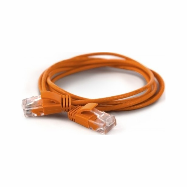 Wantec  wW Patch kabel CAT6A (rand 2,8 mm) UTP oranžový 2...