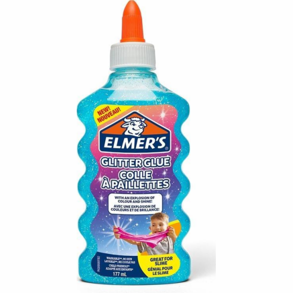 Elmers Elmers třpytivé lepidlo, modré, omyvatelné a vhodn...