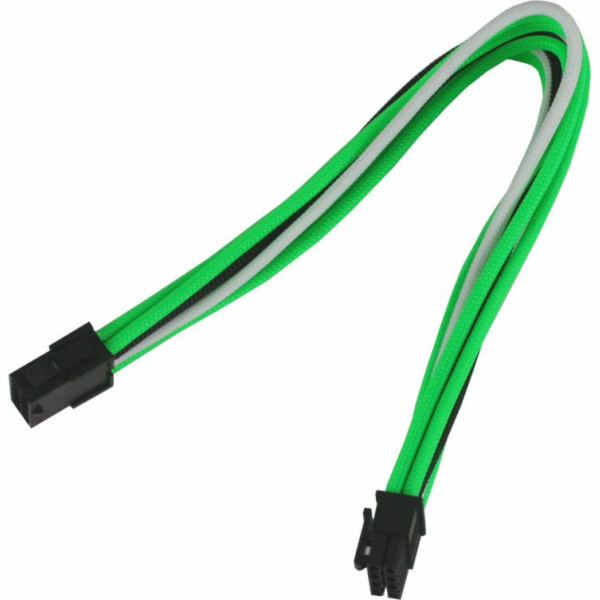 Nanoxia PCIe 8-pin - PCIe 8-pin, 0,3 m, zelená (NX8PE3EGWS)