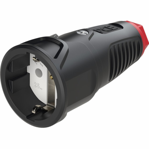 PCE Přenosná gumová zásuvka 16A 2P+Z 230V SCHUKO VDE IP20...