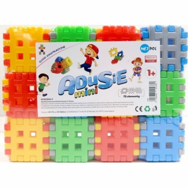 Stavebnice Czako ADUSIE MINI 72 prvků