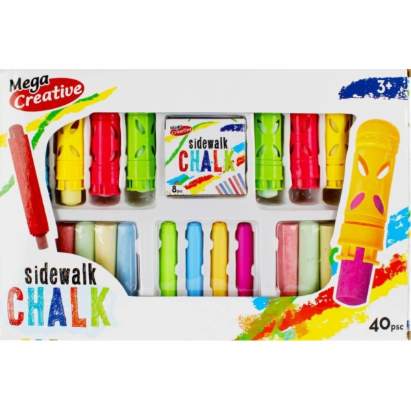 Mega Creative ROAD CHALK AKC 44X30X6 MC EDU WB 18