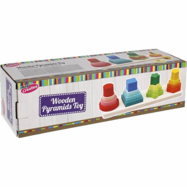 Mega Creative PYRAMIDKA DREW 28X8X8 MC WOOD PUD 70