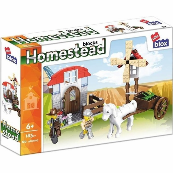 ALLEBLOX BLOCKS KONSTR ALLEBLOX FARMA 183EL 29X19X5 36/72