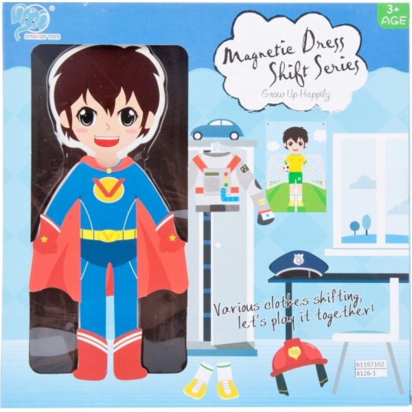 Mega Creative PUZZLE MAGN DRESS UP CHLOP 26X26X5 MC 24/48