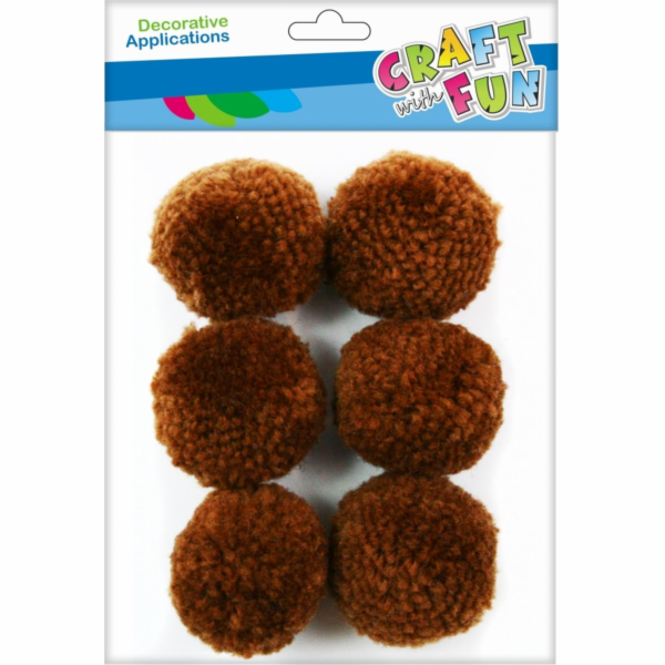 Craft with Fun CF DEKORACE DEKORACE VLNĚNÁ BUMUNKA 4CM/6K...