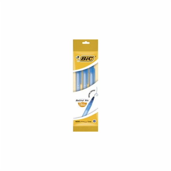 BIC BALLPOINT PEN ZAM BC ROUND STIC BLUE PBH BAL 3KS