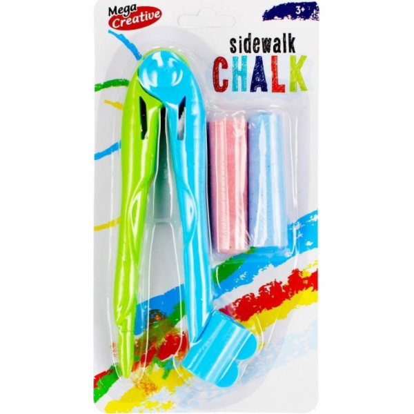 Mega Creative ROAD CHALK 2 COL AKC 15X27X4 MC EDU B/C 96