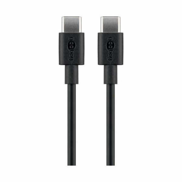 Goobay USB-C – USB-C USB kabel 2 m černý (51243)