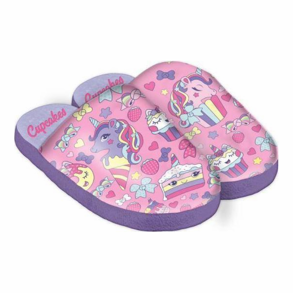 Dětské pantofle Euroswan velikost 30-38 Cupcake KL10330 D...