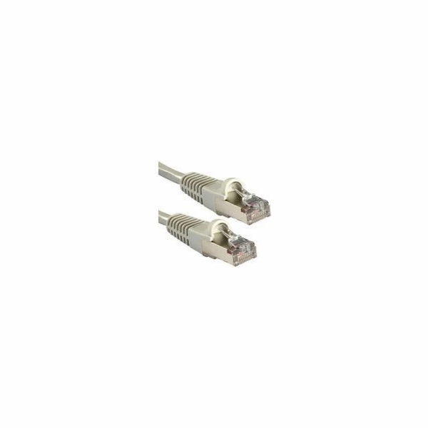 Lindy Patchcord Cat.6A, S/FTP, LSOH, 0,5m, šedý (47131)