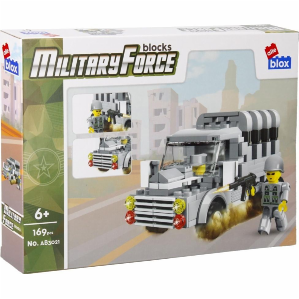 ALLEBLOX Klocki Militaria bojové vozidlo 169 ks Alleblox ...