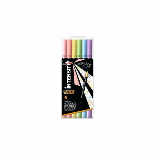 Bic Double-sided Intensity Dual Pastel marker 6 ks BIC