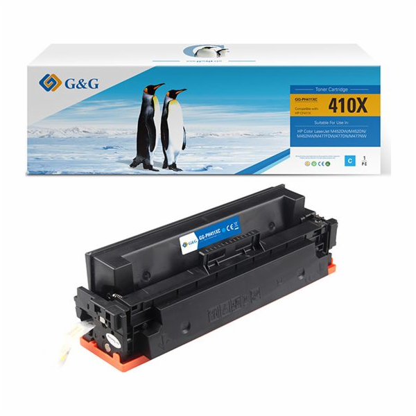 G&G azurový toner kompatibilní 410X (NT-PH411XC)