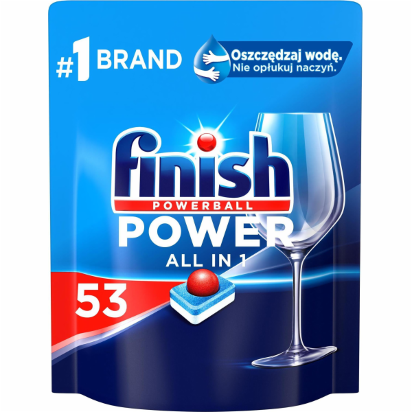 Dokončit FINISH Power All-in-1 tablety 53 čerstvých
