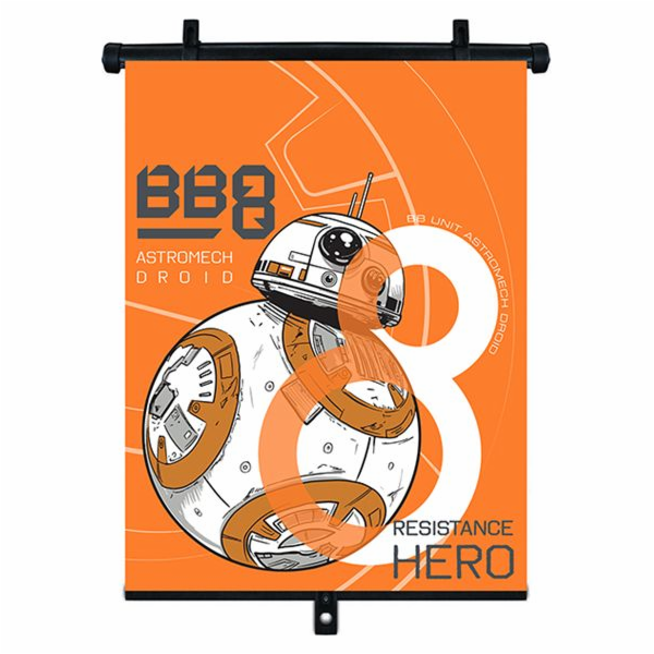 Roleta s přísavkou 36x45cm Star Wars BB8 univerzální