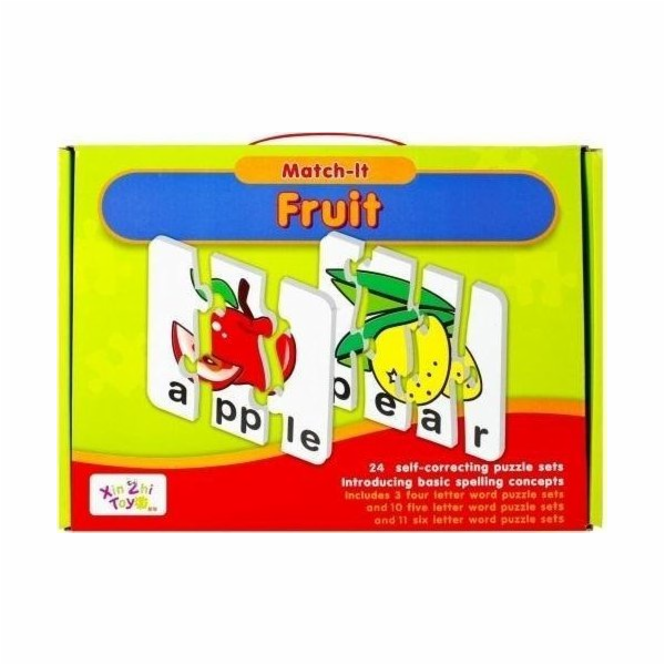 Mega Creative GAME EDUK PUZZLE FRUIT 29X22X6 MC PUD 24/48