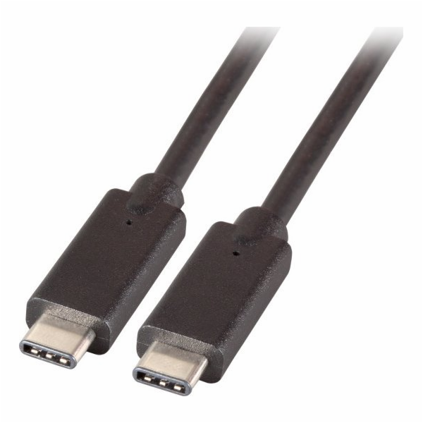 EFB USB kabel USB-C – USB-C 0,5 m černý (K5283-5ASW.0.5)