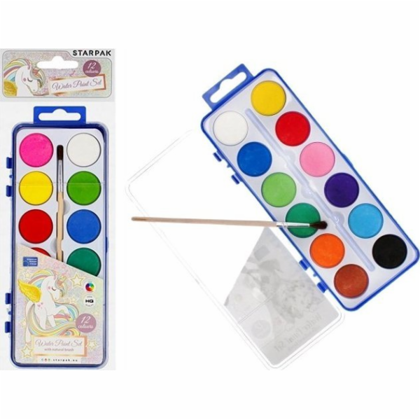 Starpak AKWA PAINTS 12COL PEDZ FI28 UNICRON STK PBH 12/96