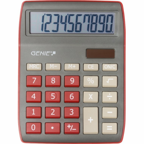 Kalkulačka Genie GENIE Tischrechner 840DR dunkelrot 10-st...