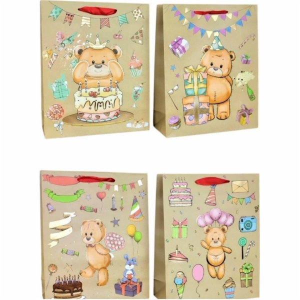 W&K Glitter dárková taška KR 1001 S