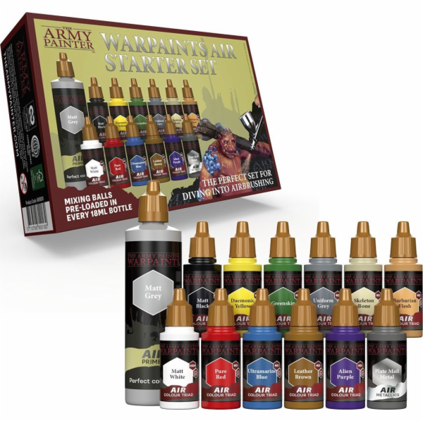 Army Painter Armádní malíř: Warpaints Air Starter Set