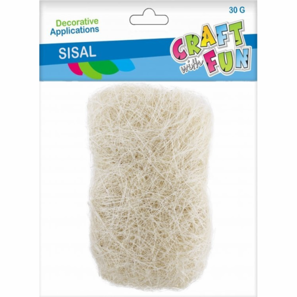 Craft with Fun DEKORACE VELIKOST ECRU 30G CF 12/96