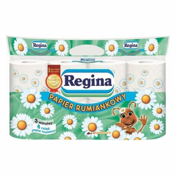 REGINA TOALETNÍ PAPÍR 8 VÁLCŮ
