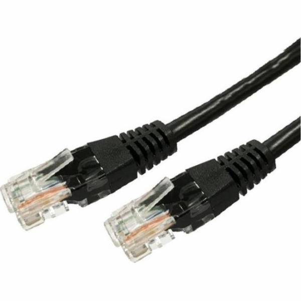 TB Print Cat.6 RJ45 UTP měděný propojovací kabel 3m. čern...