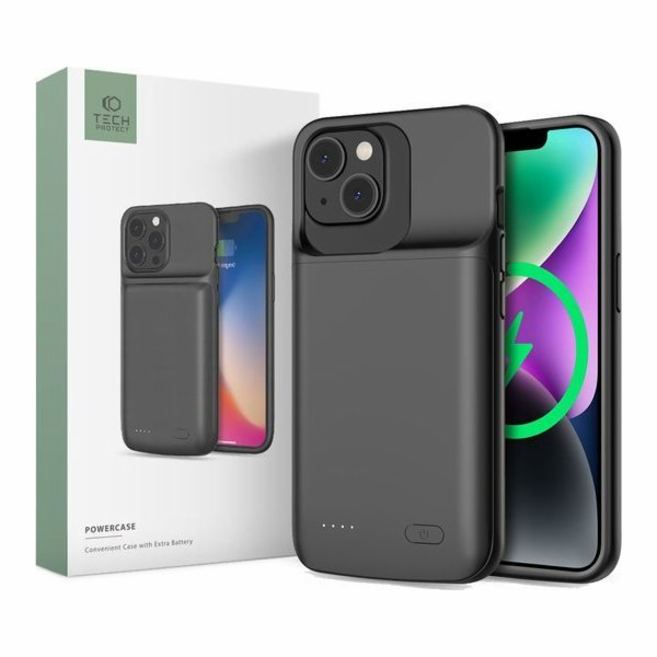 Tech-ProtectPowercase 4800 mAh Apple iPhone 14/14 Pro černý