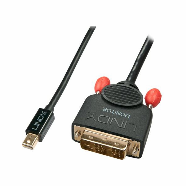Lindy DisplayPort Mini – kabel DVI-D 1m černý (41951)