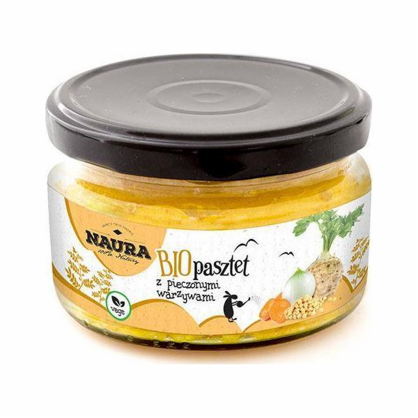 Naura Paštika s pečenou zeleninou BIO 190g