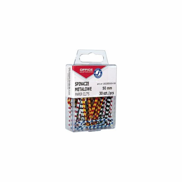 Kancelářské potřeby Zebra kovové spony 50 mm 30 ks.