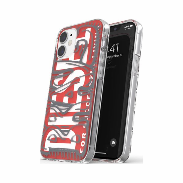 POUZDRO NA DIESELOVÉ ZASUNUTÍ CLEAR IPHONE 12 MINI RED st...