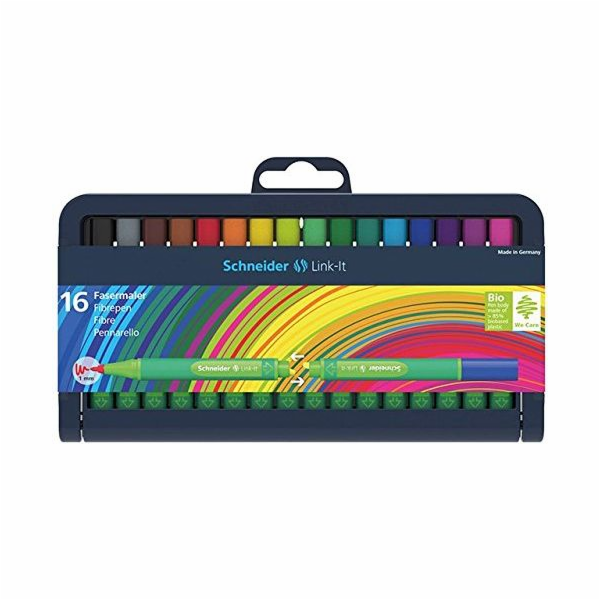 PBS Connect Link-it Fineliner 1mm Schneider 16 ks v kazet...