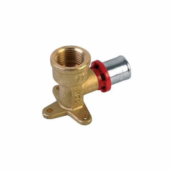 Lisované koleno TDM Brass Art 1680, 16 mm x 1"