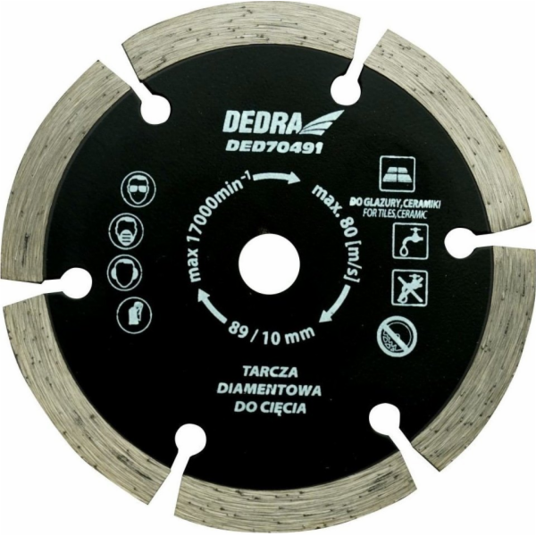 Dedra Diamond kotouč 89x10x1,2x1,8x7x6T pro DED7049, pro ...