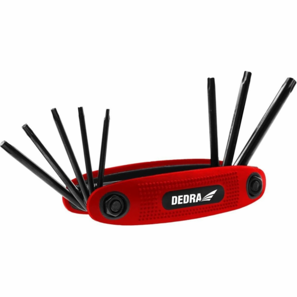 Dedra Torx klíče T9-T40 sada 8 ks, CRV, černěné